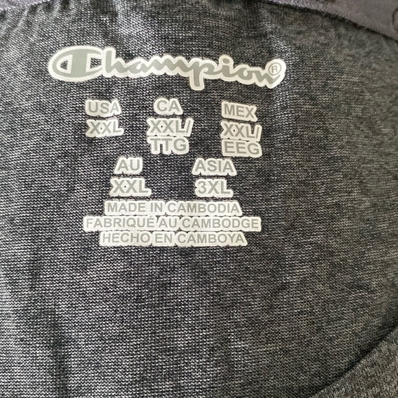 Champion Men’s Long Sleeve Gray Sweater Size XXL (62A) - Picture 3 of 4